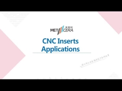 CNC 세르메트 삽입 응용 프로그램
