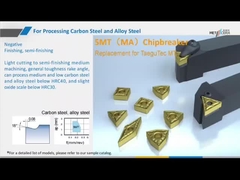 5MT 철강, 합금 철강, 스테인레스 스틸을 위한 반·완료 ~ Finshi 칩브레이커