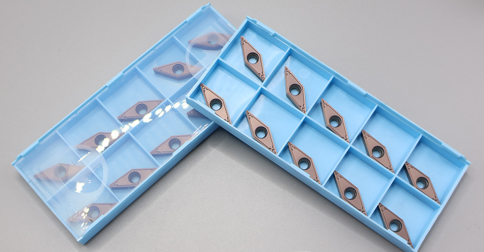 탄화물 회전 삽입자 롬브 35° 코팅 톱니 탄화물 삽입자 스테인에서 마무리 처리를 위해 VBMT160408