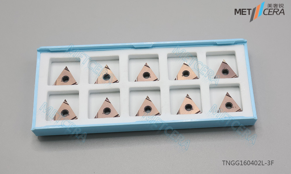 60° 삼각형 네거티브 홀 TNGG1604 왼손 절단 회전 삽입, 탄화물 삽입, 땅 삽입
