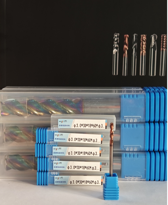 탄화탄소 절단 도구 코팅 3D/5D G-외부 냉각 액체 드릴 φ3.0 x 3D x 18 x 60 x φ3mm