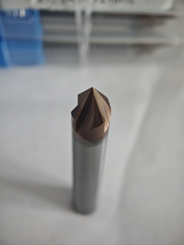 MPG4 CNC 라드 밀 카비드 샴퍼 밀 4 플루트 밀 경과 처리 밀 합금 강철, 폼 강철, 사전 경화 강철, Φ10.0 X 90 ° x Φ10 X 75mm