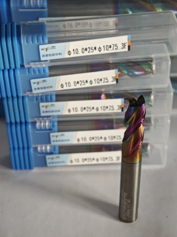 MAE PLUS 금속 알루미늄 및 구리 가공용 CNC 끝 밀 10mm,Φ10x25x10Dx75mm