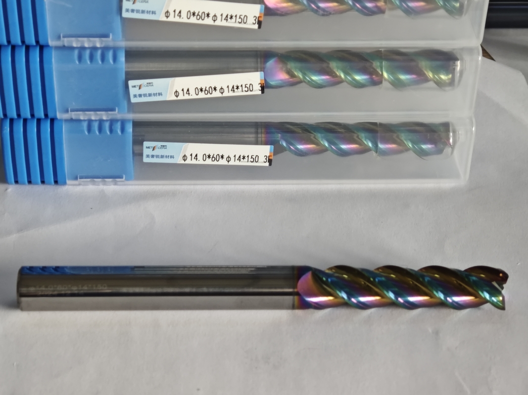 MAE PLUS 긴 길이 탄화물 종말 밀 금속 알루미늄 및 구리 가공 밀 14mm φ14.0 x 60 x φ14 x 150mm