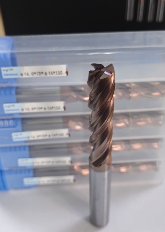 MPE4 고화탄소 긴 프레싱 커터 16mm 곰팡이 강철 4 플루트 긴 끝 밀 φ16.0 x 70x φ16 x 150mm