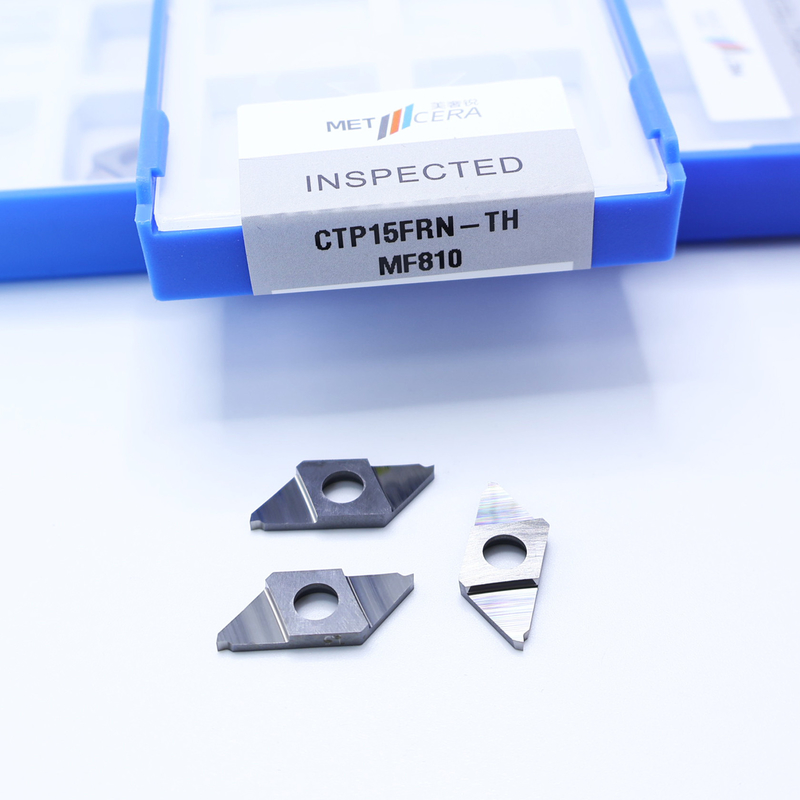 CTP15FRN-TH 부착되지 않은 분리 표시 가능한 삽입 CNC 탄화탄소 삽입 절단 경도가 HRA91.8 부착되지 않은 코팅