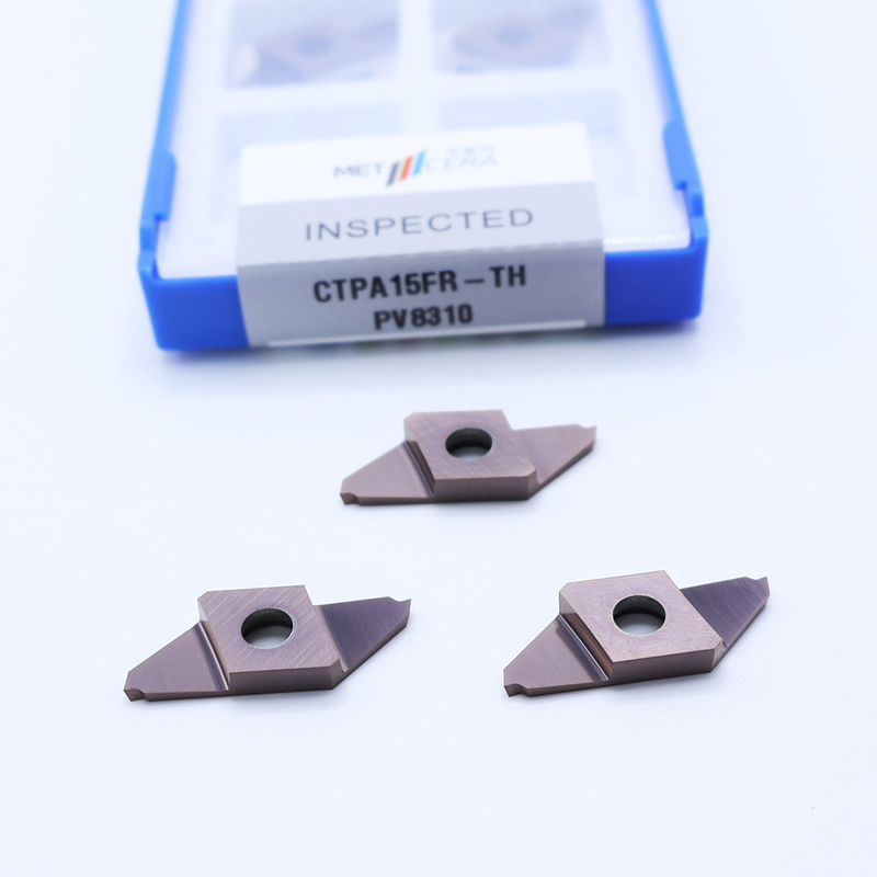프로페셔널 PVD 코팅 탄화화물 분리 스틸 및 스테인리스 스틸 CTPA15FR-TH에 대한 인덱스 가능한 삽입