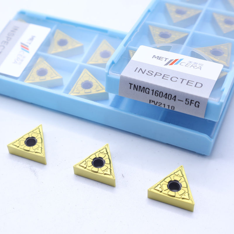 TiCN 세르메트 5FG 칩 브레이커를 가진 CNC 회전 삽입기