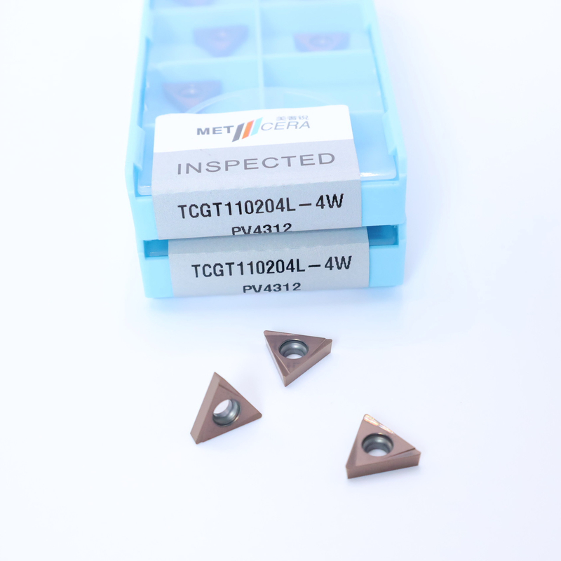 TCGT11 탄화물 회전 삽입 4W 칩 브레이커 외부 및 내부 회전