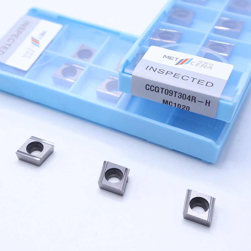 CCGT06 CCGT09 P 재료를 위한 세르메트 CNC 회전 삽입, H 칩 브레이커를 가진 마무리 삽입
