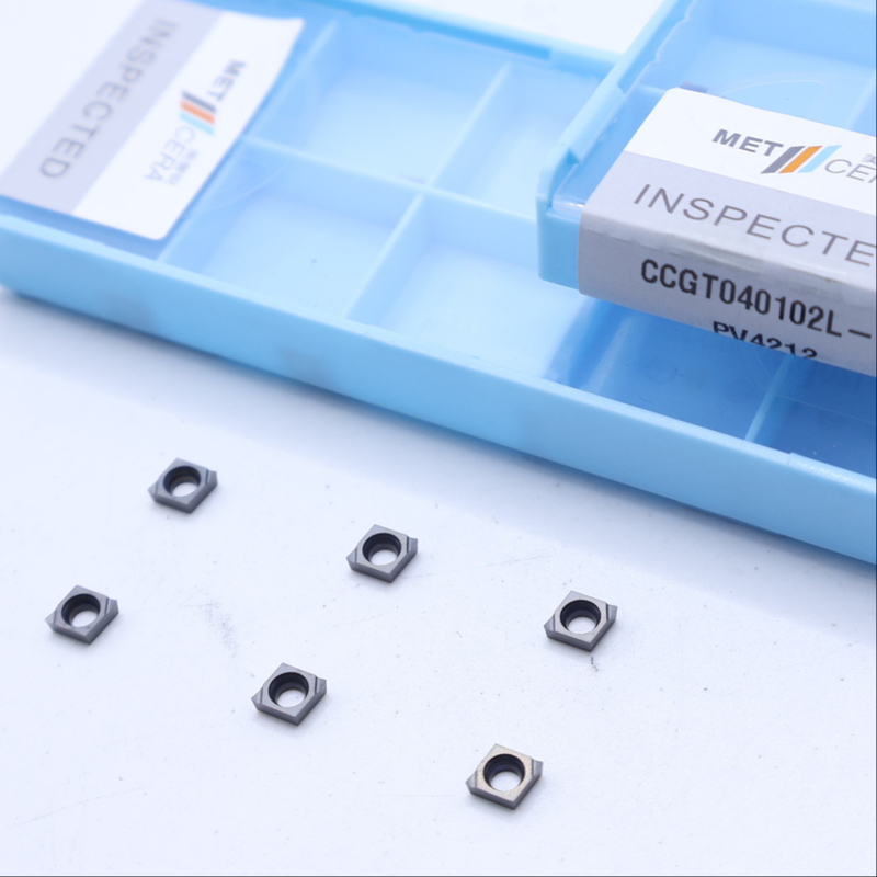 CCGT04 CCGT06 CCGT09 탄화탄소 회전 삽입, 탄화탄소 CNC 회전 삽입 S 칩 브레이커