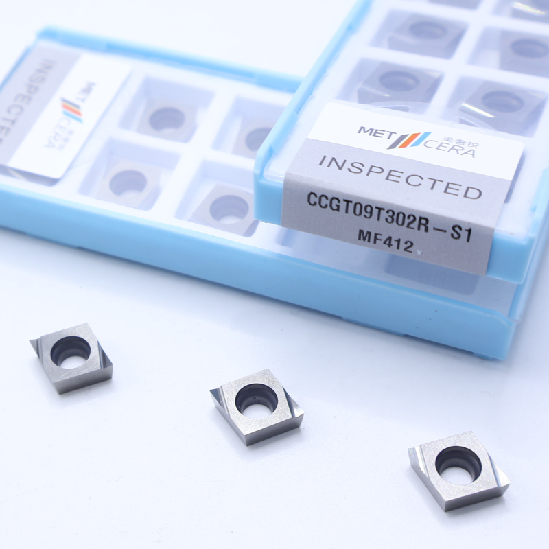 CCGT04 CCGT06 CCGT09 탄화탄소 회전 삽입, 탄화탄소 CNC 회전 삽입 S1 날카로운 칩 브레이커