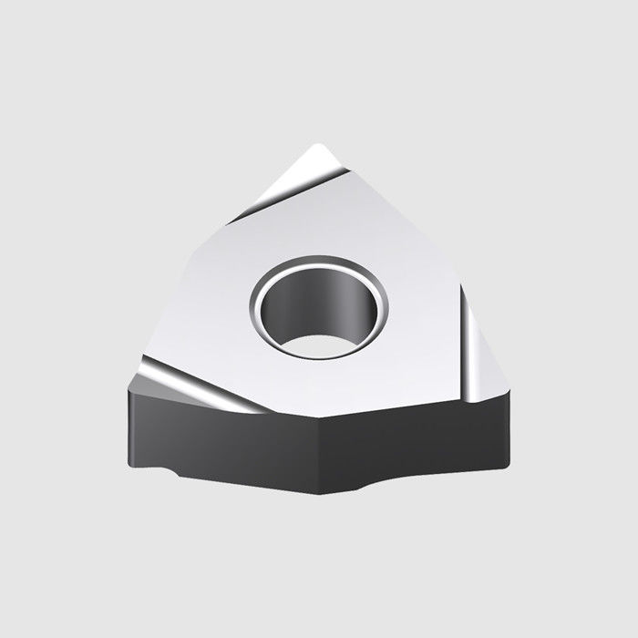 정밀 마감 PVD 코팅 CNC 세르메트 삽입 기계화 철강 턴링 삽입 WNGG080404R-S