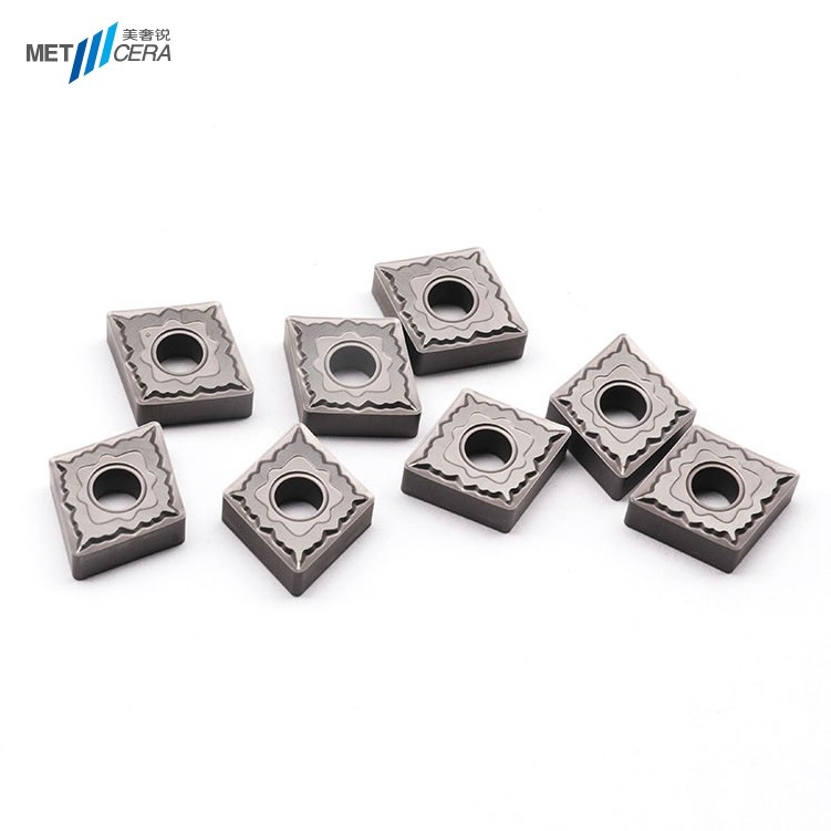 Stainless Steel Finishing HRA92.5 PVD Coating Cermet Turning Inserts